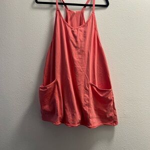 Women's Hot Shot Mini Dress - Neon Coral